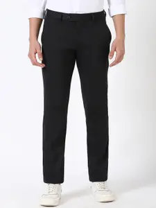 Peter England Men Super Slim Fit Formal Trousers