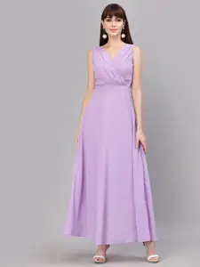 BAESD Women Sleeveless Wrap Maxi Dress