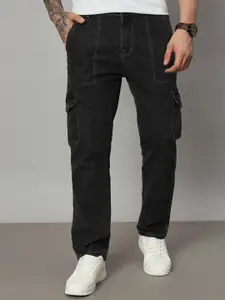 DENIMLOOK Men Regular Fit Stretchable Cargo Styles Jeans