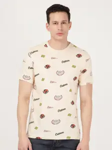 Lee Men Typography Printed Cotton T-shirt
