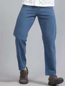 The Roadster Lifestyle Co. Men Pure Cotton Straight-Fit Mid-Rise Jeans