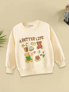 FOREVER FRIDAY Boys Graphic Printed Round Neck Cotton Sweatshirt