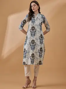 Winza Designer Women Floral Printed Floral Kurta