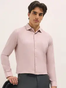 THE BEAR HOUSE Men Tailored Fit Opaque Formal Shirt