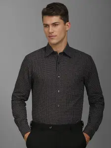Louis Philippe Men Classic Opaque Printed Formal Shirt