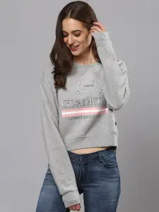 Campus Sutra Women Pullover Sweatshirt