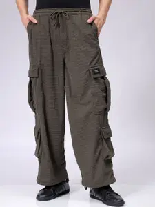 The Indian Garage Co Men Flared Cargos Trousers