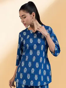 Winza Designer Women Floral Printed Cotton Top