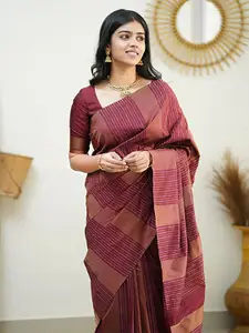 Anouk Woven Design Banarasi Saree