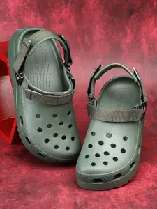 BERSACHE Men Rubber Self Design Clogs