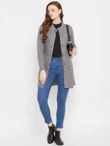 Zigo Women Woollen Longline Cardigan Sweaters