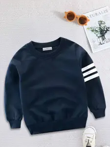 FOREVER FRIDAY Boys Round Neck Long Sleeves Pullover Sweatshirt