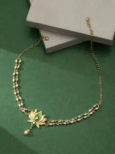 TEEJH Gold-Plated Necklace