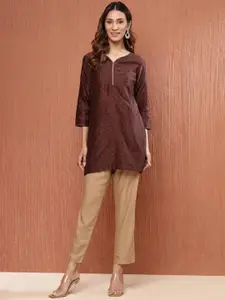 Fabindia Women Ethnic Motifs Printed Flared Sleeves Kurta