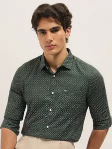 THE BEAR HOUSE Men Tailored Fit Opaque Printed Formal Shirt