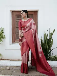 Anouk Floral Zari  Kanjeevaram Saree