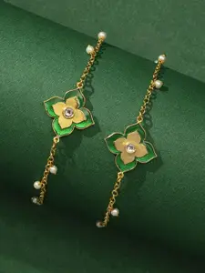 TEEJH Gold-Plated Anklet