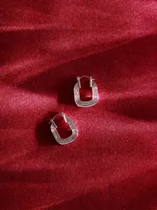 Accessorize Geometric Hoop Earrings