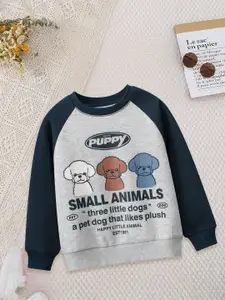 FOREVER FRIDAY Boys Cotton Typography Printed Sweatshirt