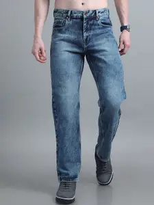 The Roadster Lifestyle Co Men Pure Cotton Relaxed-Fit Mid-Rise Jeans