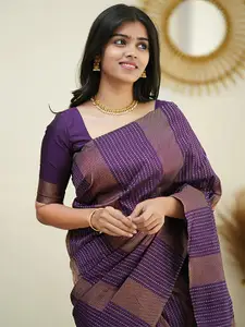 Anouk Women Woven Design Banarasi Saree