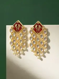 TEEJH Contemporary Drop Earrings