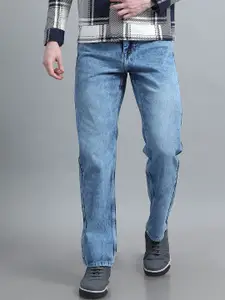 The Roadster Lifestyle Co Men Pure Cotton Relaxed-Fit Mid-Rise Jeans