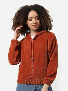 Campus Sutra Women Hooded Sweatshirt