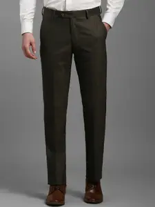 Louis Philippe Men Slim Fit Mid-Rise Formal Trousers