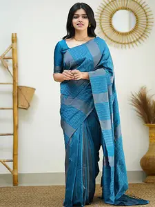 Anouk Woven Design Silk Blend Banarasi Saree