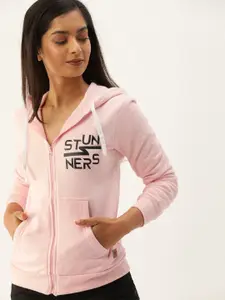 Campus Sutra Women Hooded Sweatshirt