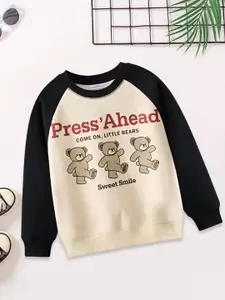 FOREVER FRIDAY Boys Printed Full Sleeve Round Neck Sweatshirt