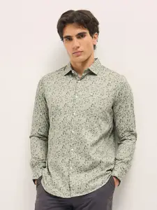 THE BEAR HOUSE Men Tailored Fit Opaque Printed Formal Shirt