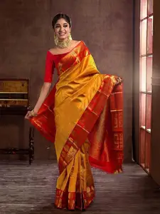 Anouk Woven Design Zari Kanjeevaram Saree