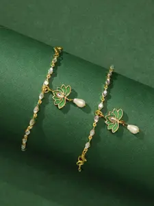 TEEJH Gold-Plated Anklet