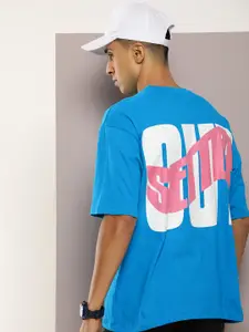 Kook N Keech Back Printed Drop-Shoulder Sleeves Pure Cotton T-shirt