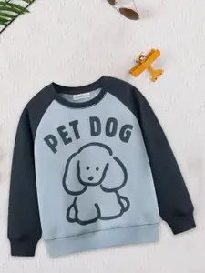 FOREVER FRIDAY Boys Graphic Printed Cotton Sweatshirt