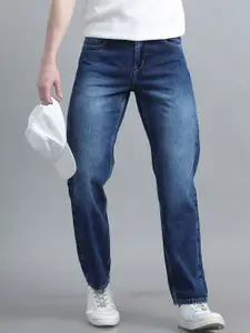 The Roadster Lifestyle Co Men Pure Cotton Clean Look Relaxed-Fit Mid-Rise Jeans