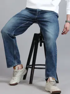 The Roadster Lifestyle Co Men Cotton Straight-Fit Mid-Rise Jeans