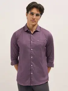 THE BEAR HOUSE Men Tailored Fit Opaque Printed Formal Shirt