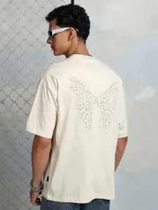 HIGHLANDER Graphic Printed Oversized Cotton T-shirt