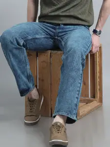 The Roadster Lifestyle Co. Men Pure Cotton Relaxed Fit Mid-Rise Jeans