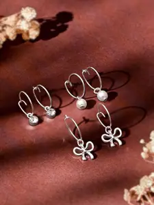 Accessorize Geometric Hoop Earrings