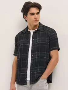 THE BEAR HOUSE Men Regular Fit Checked Casual Shirt