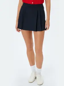 Koton Women Regular Fit Mid-Rise Skirt Style Shorts