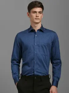 Louis Philippe Men Classic Opaque Printed Formal Shirt