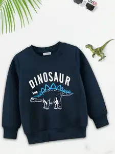 FOREVER FRIDAY Boys Cotton Typography Printed Sweatshirt