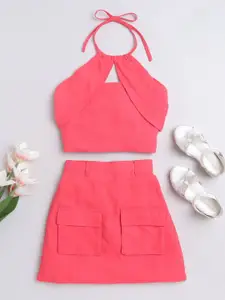 taffykids Girls Top with Skirt