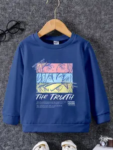 BAESD Boys Printed Long Sleeves Round Neck Sweatshirt