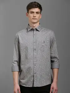 Louis Philippe Sport Men Slim Fit Floral Opaque Printed Casual Shirt